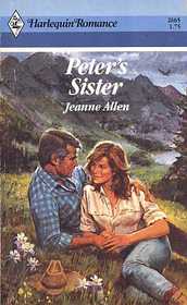 Peter's Sister (Harlequin Romance, No 2665)