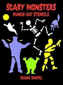 Scary Monsters Punch-Out Stencils