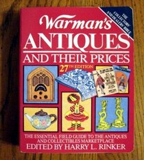 Warman's Antiques and Their Prices, 27th Edition