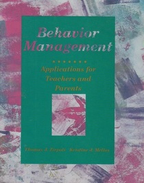 Behavior Management: Applications for Teachers and Parents
