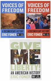 Give Me Liberty!, 6e Brief Combined Volume with media access registration card + Voices of Freedom, 6e Volumes 1 and 2