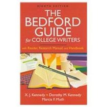 Bedford Guide for College Writers 8e 4-in-1 cloth  & Comment for Bedford Guide for College Writers