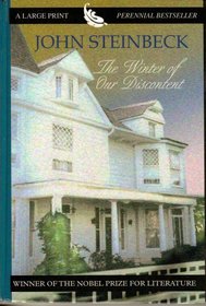 The Winter of Our Discontent (G K Hall Large Print Perennial Bestseller Collection)