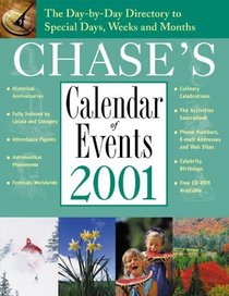 Chase's Calendar of Events 2001 [with CD rom]