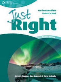 Just Right Workbook with Key: Pre-intermediate American English Version (Just Right Course)
