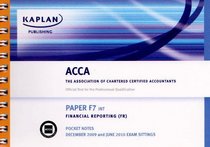 F7 Financial Reporting FR (INT): Paper F7 INT: Pocket Notes (Acca Pocket Notes)
