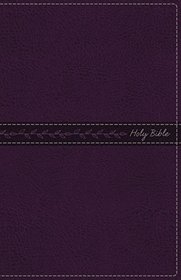 KJV, Thinline Bible, Leathersoft, Purple, Red Letter Edition, Comfort Print