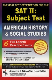SAT II: United States History (REA)  -- The Best Test Prep for the SAT II (Test Preps)