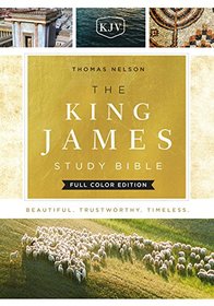 KJV, The King James Study Bible, Cloth over Board, Red Letter, Full-Color Edition: Holy Bible, King James Version