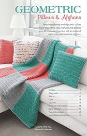 Geometric Pillows & Afghans | Crochet | Leisure Arts (75587)