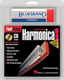 FastTrack Mini Harmonica Pack - Method Book 1 with Hohner Blues Harmonica