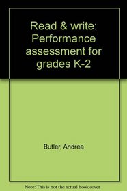 Read & write: Performance assessment for grades K-2