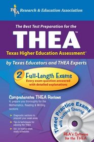 THEA w/ CD (REA) - The Best Test Prep for the Texas Higher Education Assessment (Test Preps)