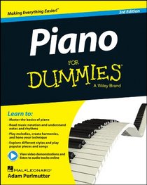 Piano For Dummies (For Dummies (Sports & Hobbies))