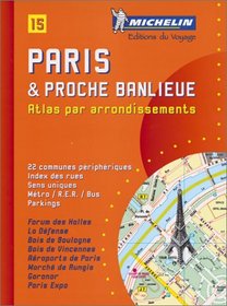 Michelin Paris Atlas (by Arrondissements) Map No. 15
