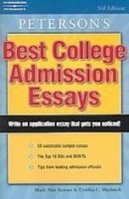 Peterson's Best College Admission Essays