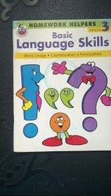 Basic Language Skills (Homework Helpers, Grade 3)