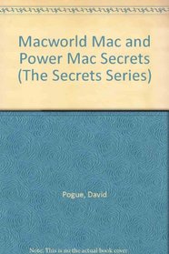Macworld Mac & Power Mac Secrets/Book and 3 Disks (Secrets S.)