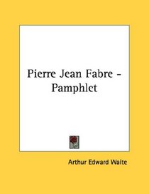 Pierre Jean Fabre - Pamphlet