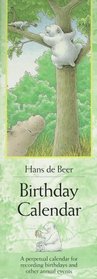 Hans de Beer Birthday Calendar