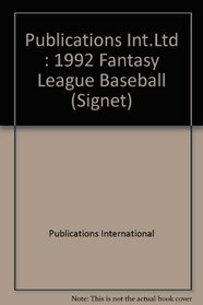 Fantasy League Baseball 1992 (Signet)
