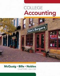Working Papers with Study Guide, Chapters 1-12 for McQuaig/Bille/Noble's College Accounting, 10th