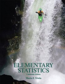Elementary Statistics, California Edition  w/ CD