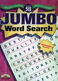 Jumbo Word Search: Vol 58