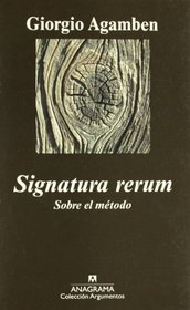 Signatura Rerum (Sobre el metodo)