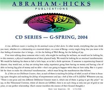 Abraham-Hicks G-Series - Spring 2004 