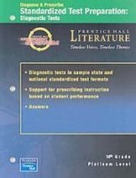 Standardized Test Prep Diagnostic Tests: Platinum Level 10th Grade
