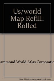 Us/world Map Refill: Rolled