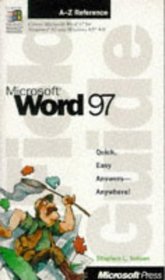 Microsoft Word 97 Field Guide (Field Guide (Microsoft))
