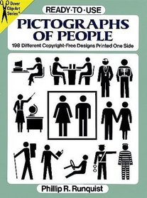 Ready-To-Use Pictographs of People: 198 Different Copyright-Free Designs Printed One Side (Dover Clip-Art)