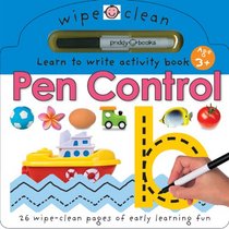 Wipe Clean Tracing and Pen Control