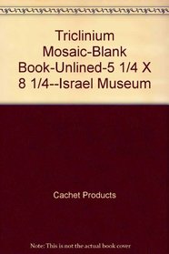 Triclinium Mosaic-Blank Book-Unlined-5 1/4 X 8 1/4--Israel Museum