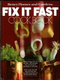 Fix It Fast Cookbook