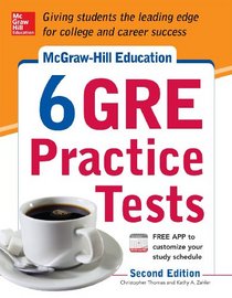 McGraw-Hill's 6 GRE Practice Tests, 2nd Edition
