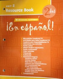 Resource Book 2 Dos En Espanol ! Unit 2 (Unit 2)