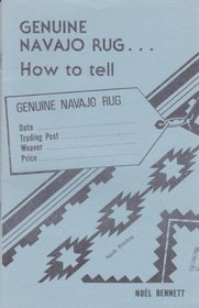 Genuine Navajo Rug: How to Tell