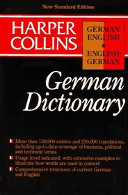 Collins German English/English German Dictionary/Indexed