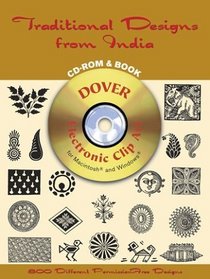 Traditional Designs from India CD-ROM and Book (Dover Electronic Clip Art)