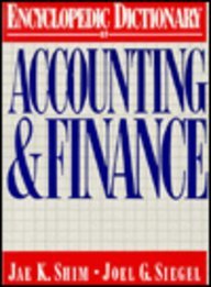 Encyclopedic Dictionary of Accounting and Finance