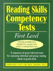 Reading Skills Competency Tests: First Level (J-B Ed: Ready-to-Use Activities)