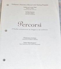 Percorsi L'Italia attraverso la lingua e la cultura - Instructor's Resource Manual with Testing Program