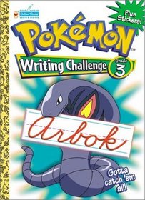 Pokemon Cursive Challenge Grade 3 with EZ Peel Stickers (Workbooks With Stickers)