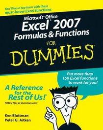 Microsoft Office Excel 2007 Formulas & Functions For Dummies (For Dummies (Computer/Tech))