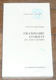 Grammaire d'objets en tous genres (Collection 