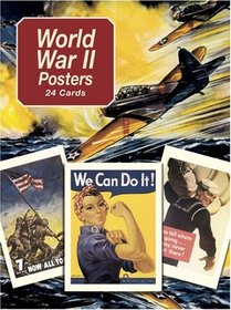 World War II Posters : 24 Cards (Card Books)