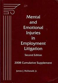 Mental & Emotional Injuries, 2nd Edition, 2008 Supplement